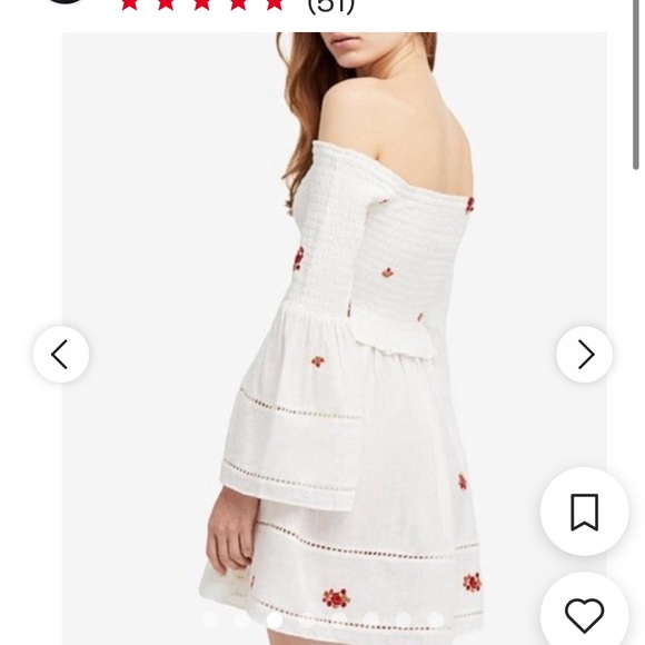 Free People  Counting Dasies Mini Dress - Picture 2 of 8